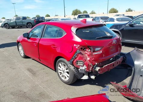 2016 Mazda Mazda3 I Touring z USA, uszkodzony, nr VIN 3MZBM1M78GM314218